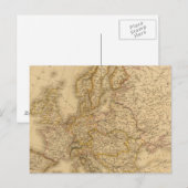 Carte Postale Europe en 1789 (Devant / Derrière)