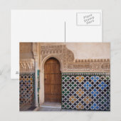 Carte Postale Europe, Espagne, Andalousie, Grenade, Alhambra (Devant / Derrière)