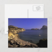 Carte Postale Europe, Espagne, Baléares, Ibiza, Cala d'Hort (Devant / Derrière)