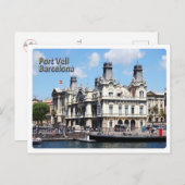 Carte Postale Europe - Espagne - Barcelone - Port Vell - (Devant / Derrière)