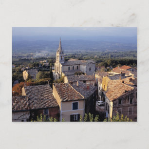 Carte Postale Europe, France, Bonnieux. La lumière du coucher du