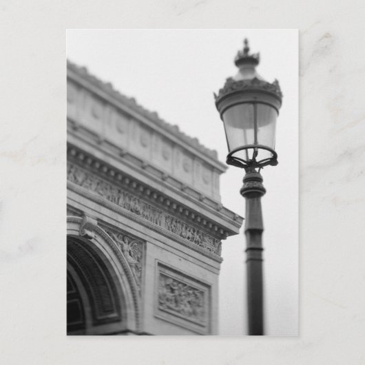 Carte Postale Europe, France, Paris. Arc de Triomphe et (Devant)