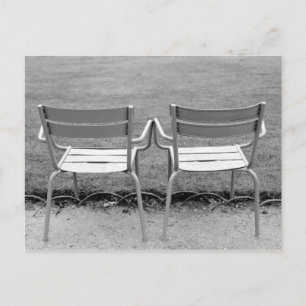 Carte Postale Europe, France, Paris. Chairs, Jardin du 2