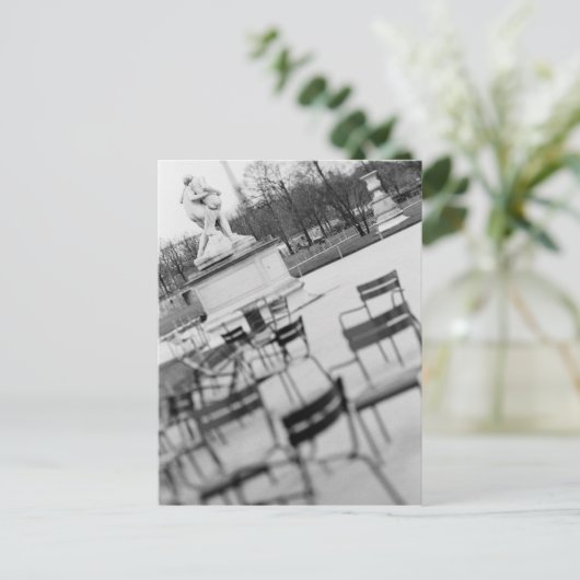 Carte Postale Europe, France, Paris. Chaises, jardin du (Debout devant)