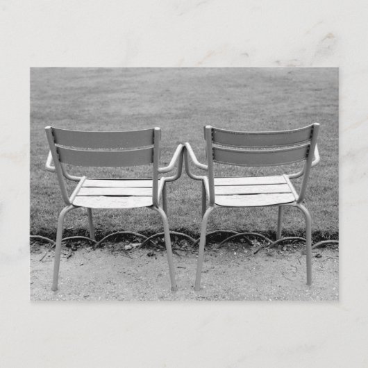 Carte Postale Europe, France, Paris. Chaises, Jardin du 2 (Devant)