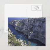 Carte Postale Europe, France, Provence, Calanques. Pierre calcai (Devant / Derrière)