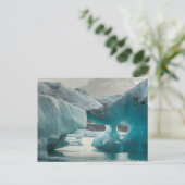 Carte Postale Europe, Islande, JokUSArlon. Formations d'Iceberg (Debout devant)