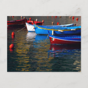 Carte Postale Europe, Italie, Cinque Terry, Bateaux à Vernazza
