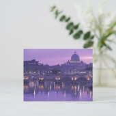 Carte Postale Europe, Italie, Rome. Saint-Pierre et Ponte Sant (Debout devant)