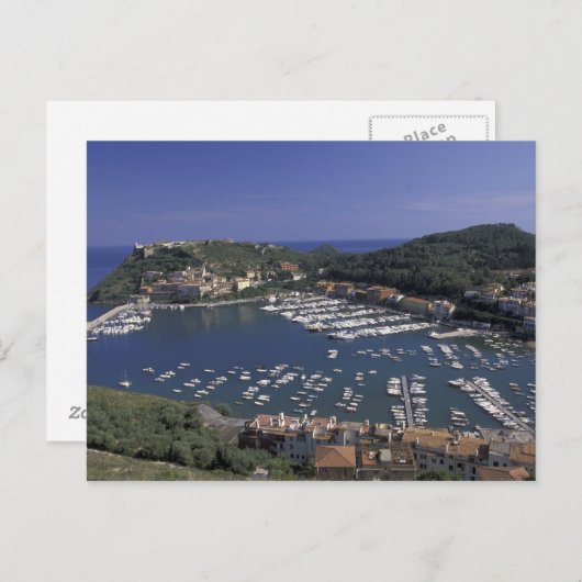 Carte Postale Europe, Italie, Toscane, Porto Ercole, Vue sur (Devant / Derrière)