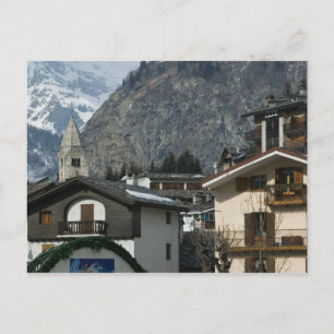 Carte Postale Europe, Italie, Vallée d'Aoste, COURMAYEUR : Ville