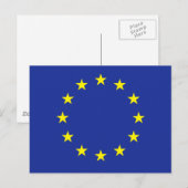 Carte Postale Europe Union européenne (Devant / Derrière)
