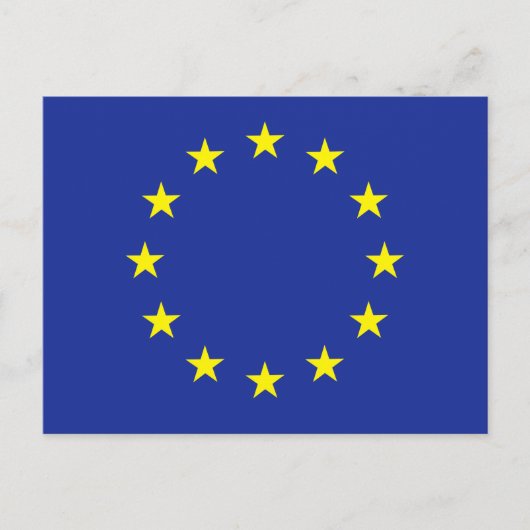 Carte Postale Europe Union européenne (Devant)