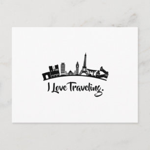 Carte Postale Europe Villes Ville Ville Skyline Idée cadeau