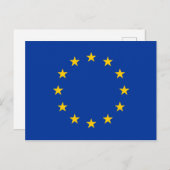 Carte Postale European Union EU Flag (Devant / Derrière)