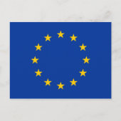 Carte Postale European Union EU Flag (Devant)