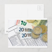 Carte Postale Euros (Devant / Derrière)