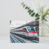 Carte Postale Eurostar Italia ETR 460 à Roma Termini. (Debout devant)