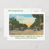 Carte Postale Eustis, FL - Magnolia Ave - 1925 (Devant / Derrière)