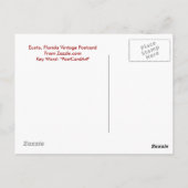 Carte Postale EUSTIS, FL.., Ocklawaha House, 1912 (Dos)