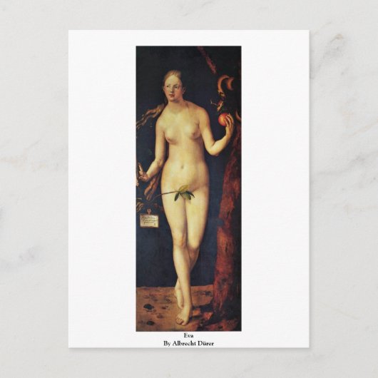 Carte Postale Eva Par Albrecht Dürer (Devant)