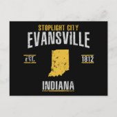 Carte Postale Evansville (Devant)