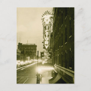 Carte Postale Evansville Indiana Victory Theatre Vaudeville