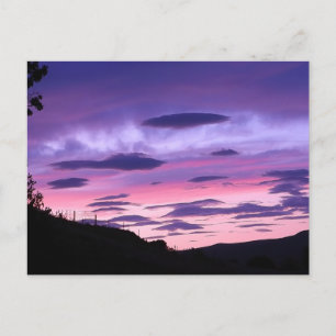 Carte Postale Évasion Scénique Saisonnière Horizon Crépuscule Po