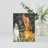 Carte Postale Eve du milieu des étés - Borzoi (Debout devant)