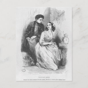 Carte Postale Eve et David Sechard