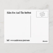 Carte Postale Eve Et Le Serpent (Dos)