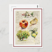 Carte Postale EVE Illustration peinte d'Apple (Devant / Derrière)