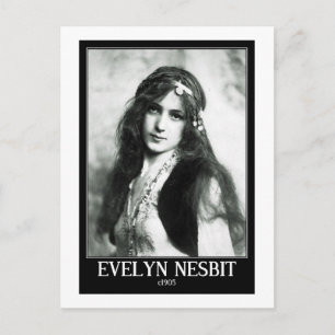 Carte Postale Evelyn Nesbit, Celebrity, c1905, Vintage