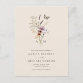 Carte Postale Événement Bohème Fleur Sauvage (Devant)