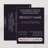 Carte Postale Événement de lancement de produit personnalisable, (Devant / Derrière)