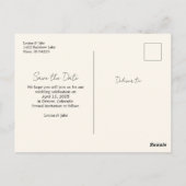 Carte Postale Événement Koi Paire Tropicale (Dos)
