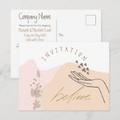 Carte Postale Événement Motivationnel Moderne Invitation de l'en (Devant / Derrière)