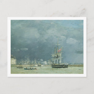 Carte Postale Evening, Le Havre, 1866 (oil on canvas)