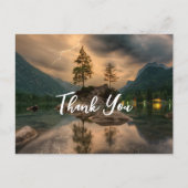 Carte Postale Evening Mountain Lake Photographie Merci (Devant)