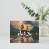 Carte Postale Evening Mountain Lake Photographie Merci (Debout devant)