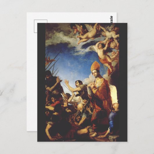 Carte Postale Évêque de Saint Januarius de Bénévent (Devant / Derrière)