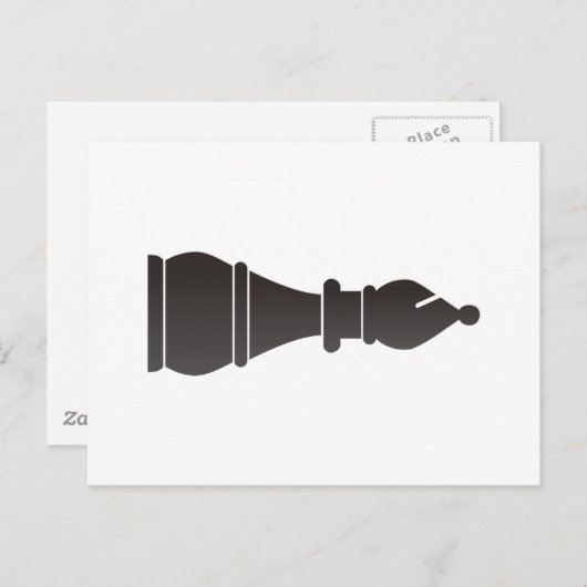 Carte Postale Évêque noir (Devant / Derrière)