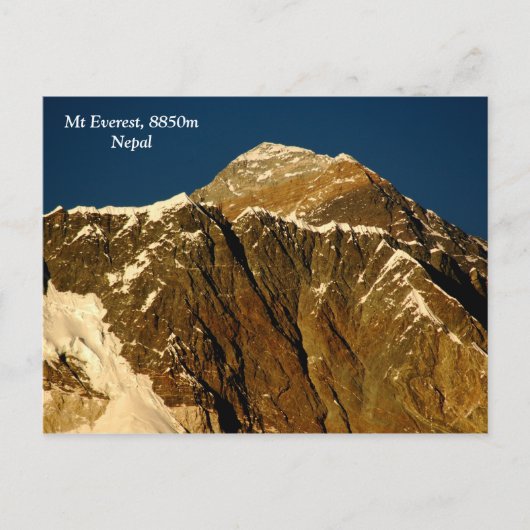 Carte Postale Everest (Devant)
