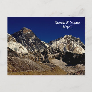 Carte Postale Everest et Nuptse