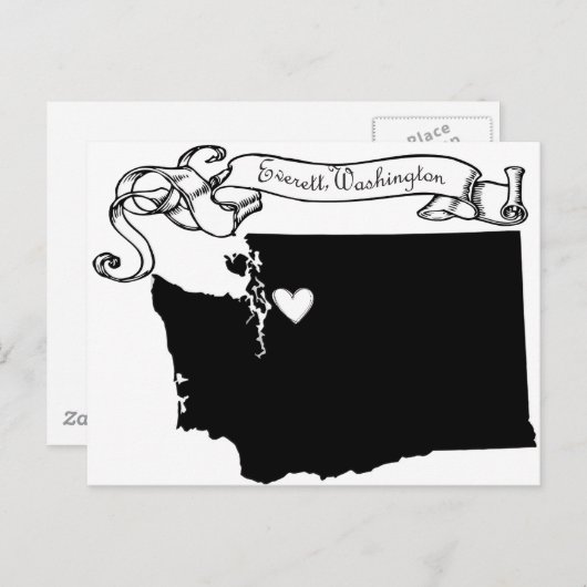 Carte Postale Everett (Devant / Derrière)