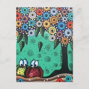 Carte Postale Everett_ Jour Des Morts, Oiseaux, Drôle, Mignonne