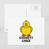 Carte Postale Everett Washington Chick (Devant / Derrière)
