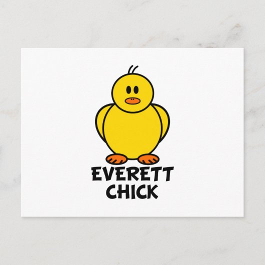 Carte Postale Everett Washington Chick (Devant)