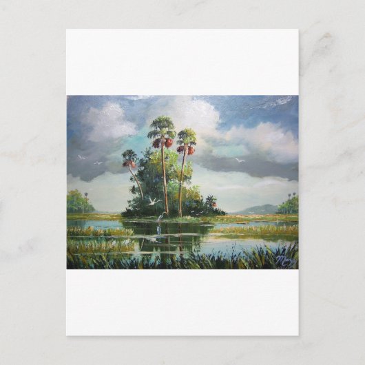 Carte Postale Everglades Art (Devant)