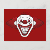 Carte postale Evil Clown (Devant)